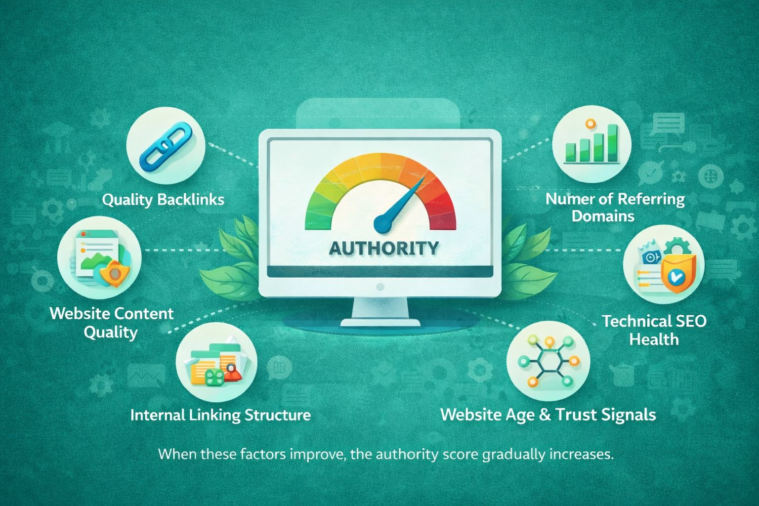Determines Domain Authority of a Website